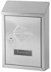 Strend Pro Cutie postala, gauri in spate, inox, 21.5x7x30.5 cm GartenVIP DiyLine (252269)