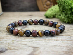 R. M. ékszer A macska a tigris és a sólyom ásvány karkötő (13871-RM-15)