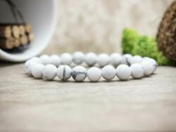 R. M. ékszer Howlit ásvány karkötő (2685-RM-19)