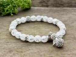 R. M. ékszer Angyali csillogás roppantott hegyikristály ásvány karkötő (6917-RM-19)