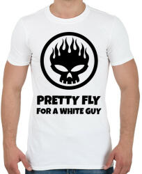 printfashion PRETTY FLY FOR A WHITE GUY - Férfi póló - Fehér (10997981)