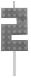 Godan Building Blocks, Építőkocka tortagyertya, számgyertya 2-es (MLG132731B)