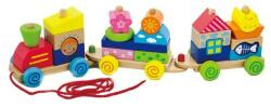 Viga Toys Trenulet modular colorat (50089) - piciolino