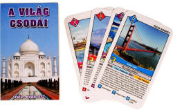  A világ csodái kvartett gyermek kártyajáték