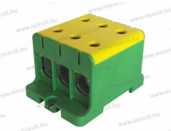 Pollmann UKM 6x16-95mm2 (CU: 245A, AL: 220A) 1 pólusú zöld-sárga csatlakozókapocs 2090309 (2090309)