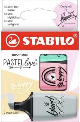 STABILO Boss Mini Pastellove szövegkiemelő készlet 3db (TST070349)