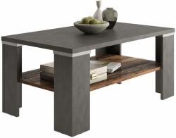 FMD Măsuță de cafea cu raft, 100x60x46 cm, stejar 664-001E (428699) Masa de cafea