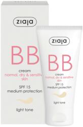 Ziaja BB Cream SPF15 For Normal/Dry/Sensitive Skin - Light Tone BB Krém 50 ml