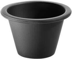 Lékué Formă de brioșe simplă 150 ml, set de 6 buc, negru, silicon, Lékué