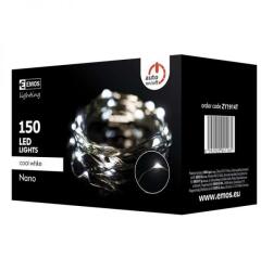 EMOS - ZY1914T - Коледна NANO светлина, 15m, 150 LED крушки с нано проводник, IP44, студена светлина (ZY1914T)