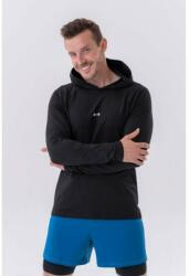 NEBBIA Long-Sleeve Black férfi kapucnis pulóver - NEBBIA XXL