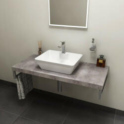 Sapho Avice mosdópult 80x49, 5 cm, cement szürke AV087 (AV087)