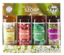 Bálint Cseppek Bálint csemegék Több mint szörp válogatás szirup (zöld, 4x100ml) 4db