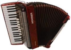 Hohner Bravo III 96 Red tangóharmonika