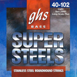 GHS L5000 basszus gitárhúr - SuperSteels, Light, 40-102