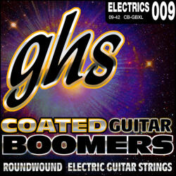 GHS CB-GBXL elektromos gitárhúr - Coated Boomers, Extra Light, 9-42