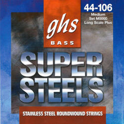 GHS M5000 basszus gitárhúr - SuperSteels, Medium, 44-106