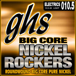 GHS BCL elektromos gitárhúr - BigCore Nickel Rockers, Light, 10, 5-48