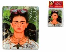 Hanipol Hűtőmágnes - Frida Kahlo: Önarckép tövisnyaklánc és kolibrivel