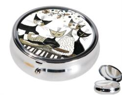 Fridolin Gyógyszeres fémdoboz - Rosina Wachtmeister: Cats Sepia - szep-otthon - 4 200 Ft