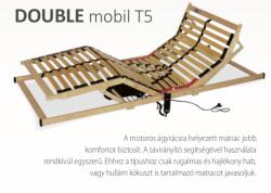 Materasso Double Mobil T5 (28) fej-láb emelős, elektromos, rugalmas ágyrács 90x200