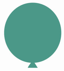 Balloons4party Set 2 baloane latex jumbo verde macaron 45 cm