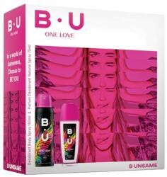BU Set Cadou B. U. One Love, Femei: Parfum Deodorant Spray pentru Corp 75 ml si Deodorant Spray pentru Corp 150 ml