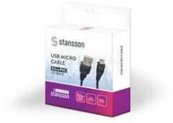 STANSSON CS-204-D Micro USB kábel 0.50m (CS-204-D) (CS-204-D)