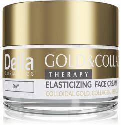 Delia Cosmetics Gold & Collagen Therapy crema de zi mărește elasticitatea pielii 50 ml