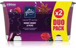 Glade Merry Berry & Wine lumânare parfumată duo 2x129 g