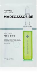 Missha Mascure Madecassoside mască textilă de îngrijire pentru piele sensibila si iritabila 28 ml