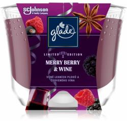 Glade Merry Berry & Wine lumânare parfumată 224 g