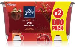 Glade Cosy Apple Cider lumânare parfumată duo 2x129 g