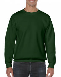 Gildan Uniszex pulóver Gildan GI18000 Heavy Blend Adult Crewneck Sweatshirt -M, Forest Green