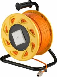 Goobay S/FTP CAT7a Hosszabbító kábeldob 90m - Narancssárga (58938) - bestmarkt