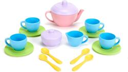Green Toys Set de joaca Green Toys - Set pentru ceai, 17 piese (TEA01R) Bucatarie copii