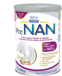 Nestle Храна за специални медицински цели, за новородени над 1.800 g Nestle PreNan - Етап 2, опаковка 400 g (12517693) - ozone