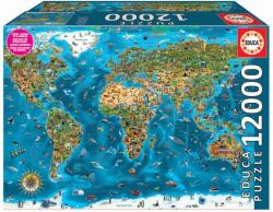 Educa 12000 db-os puzzle - A világ csodái (19057)