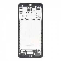Samsung A047 Galaxy A04s előlap (lcd) keret, fekete (gyári)
