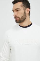 GUESS bluza barbati, culoarea alb, cu imprimeu 9BYY-BLM0C3_00X