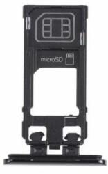 Sony Xperia 1 - Slot SIM + SD (Black) - 1319-0237 Genuine Service Pack, Black