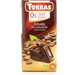 TORRAS Étcsokoládé kávés CM. GM. 75g