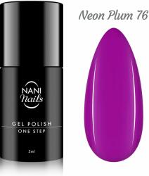 Naní One Step gél lakk 5 ml - Neon Plum