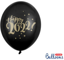 PartyDeco S. r. o Lufi, metál fekete, 30cm, 2020. , két oldalon nyomottt