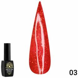 Global Fashion Oja semipermanenta Shine Spectrum Red, 8 ml 03