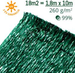  Zöld belátásgátló 99% takarással 1, 8 x 10 méter