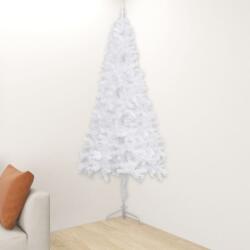 vidaXL Fehér sarok műkarácsonyfa 240 cm (329171)