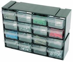 MEGA Dulap pentru organizare, 220x150x75 mm, 16 sertare, Verde (35320)