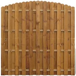 vidaXL Panou de gard cu șipci alternative, 180x(165-180) cm, lemn pin (41655)