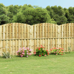 vidaXL Panou de gard, 180 x (165-180) cm, lemn de pin tratat (42460)